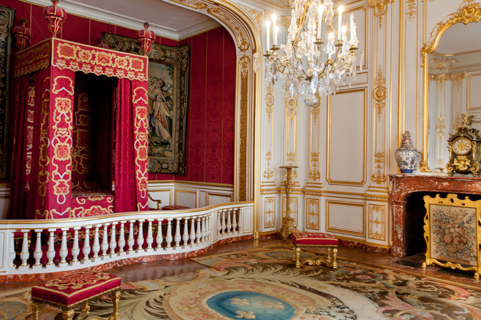 Chambre de l’appartement de parade du Maréchal de Saxe (détail)