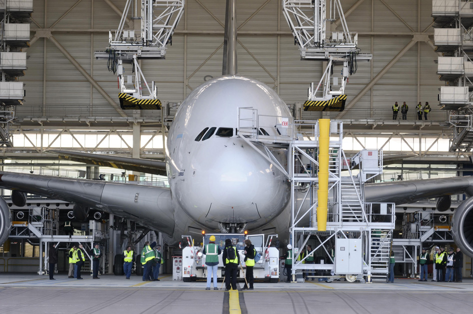 Nouvel hangar A380 d'Air France à Paris-Charles de Gaulle